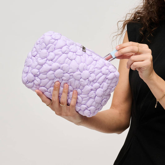 Flora Pop Nylon Cosmetic Pouch
