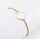 Clover Charm Adjustable Bracelet