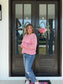 Ribbon Bow Crochet Sweater Top