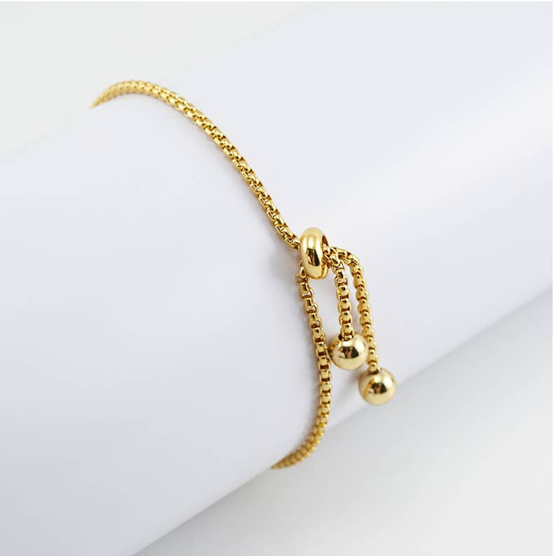 Clover Charm Adjustable Bracelet