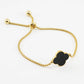 Clover Charm Adjustable Bracelet