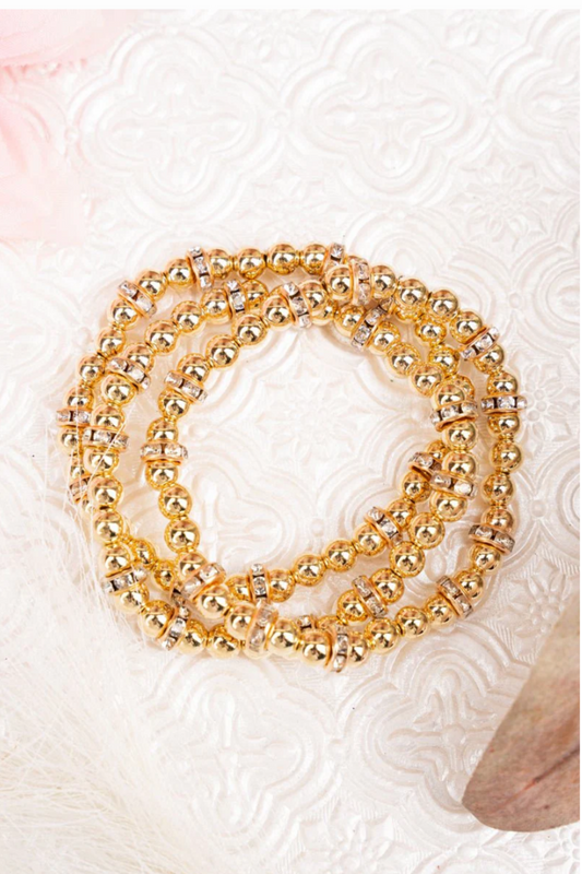 Gold Bracelet Set