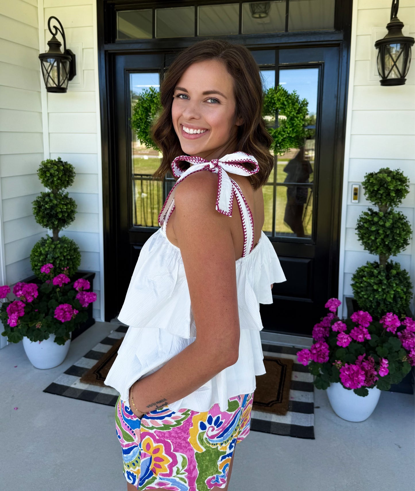 Sweet Magnolia Ruffle Top