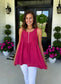 Garden Blooms Lace Trim Tank