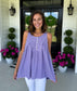Garden Blooms Lace Trim Tank