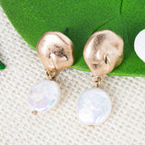 Gold & Pearl Dangles