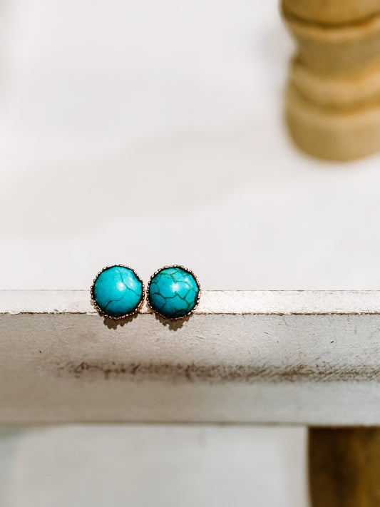 Turquoise Stud Earrings