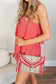 Summer Sherbert Beaded Clutch With Chain Strap