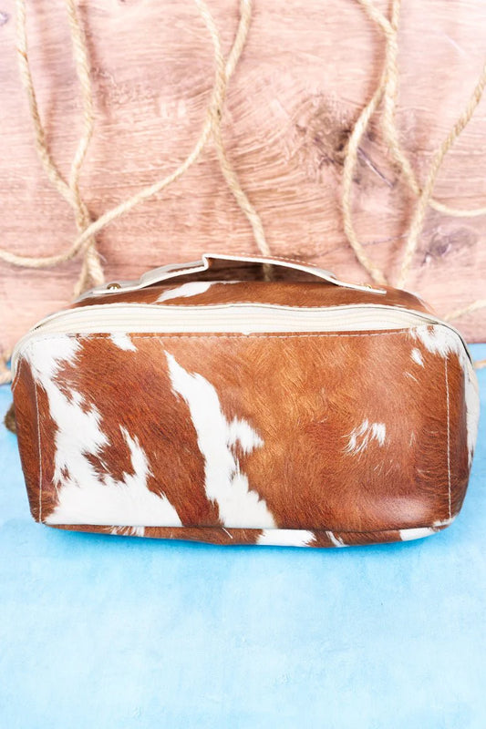 Cocoa Cow Jetsetter Expandable Makeup Bag